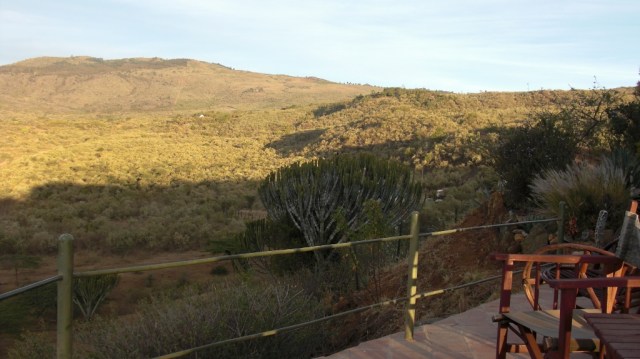 Looking towards the Eburu Hills